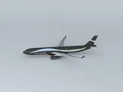 SkyFoam Airways Airbus A330 343X Free 3D model