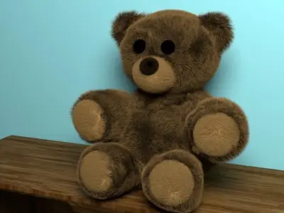 Teddy bear Free 3D model