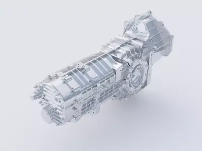 Mendeola HD4 Racing Transaxle Gearbox 3D Model 3D model