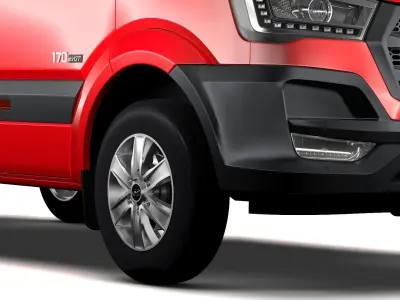 Hyundai H350 Van SWB 2017 3D model