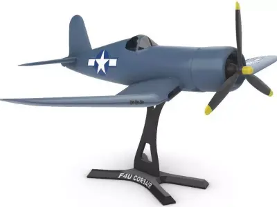  F4U CORSAIR 3D print model