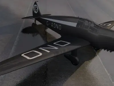 DeHavilland TK2 3D model