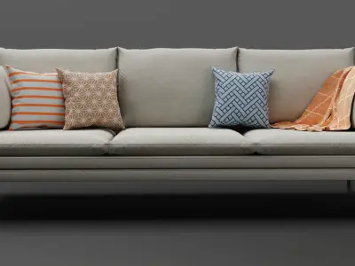 Furniture - Couch Sofa Free 3D model