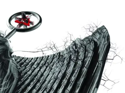 DEVILS WINGS STICK  3D model