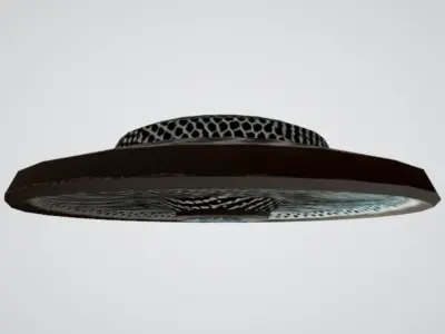UFO Flying Saucer Alien Spaceship Low-poly 3D model