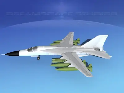 General Dynamics FB-111 Aardvark V00 3D model