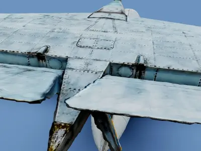 3D model Yakovlev yak 40 airplane Ukraine Antonov photogrammetry 3D model