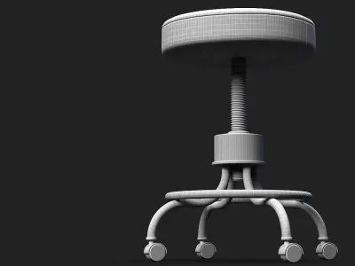 Doctors Chair Free 3D model