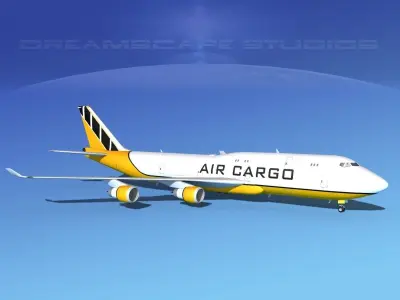 Boeing 747-8 Freighter 4 3D model