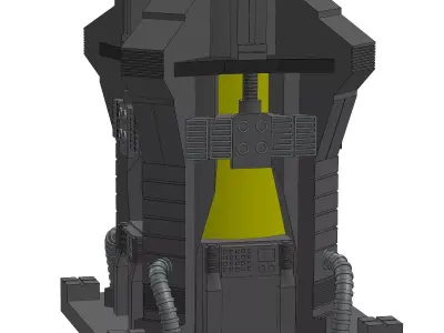 Snoke Clone Tank Diorama 3D print model
