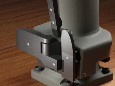 Rafale control stick 3D print model