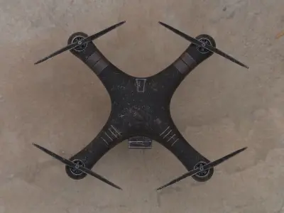 Drone Rigged 3D model