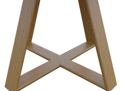 Elegant Coffee Table Free low-poly 3D model