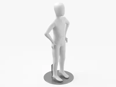 Clothing Mannequins Modular 07 3D model
