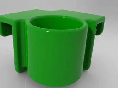 Pot holder for balconies 3D print model