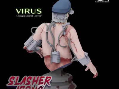 Virus 1999 - Captain Robert Everton 3D print model purchase