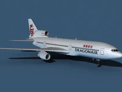 Lockheed L-1011-50 DragonAir 3D model
