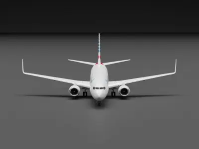 Boeing 737-800  American Airlines Livery 3D model