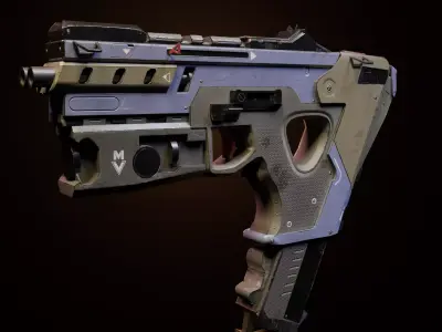  Alternator SMG Free low-poly 3D model