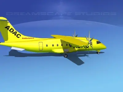 Dornier 328-130 ADAC Air 3D model
