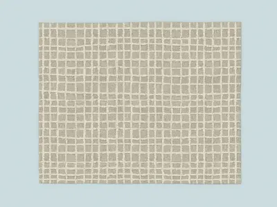 Contemporary Area Rug 3D model