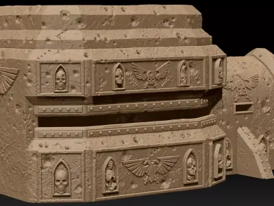 Bunker 1 3D print model