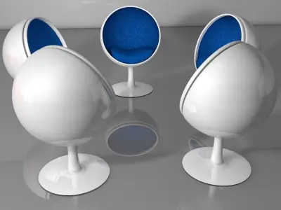 Chair egg chairs Free 3D model