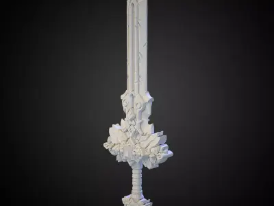 Stylized Sword 17 3D model