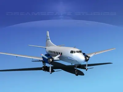 Martin 202 Executive 3 3D model