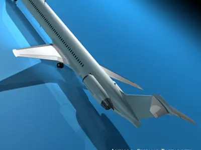 MD82 JetPlane 3D model