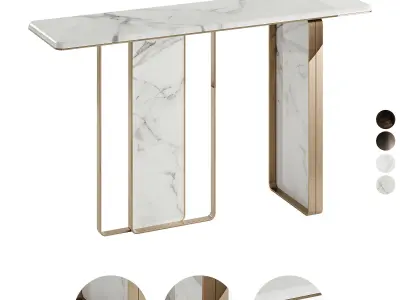 Private Label Gold Console Low-poly 3D model