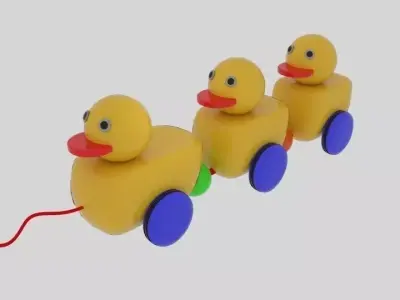 Duckling Toy 3D model