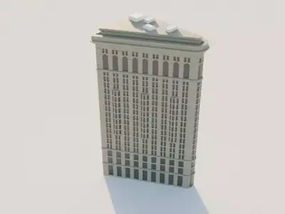 Flatiron Building NYC Iconic Historic 3D Model 3D model