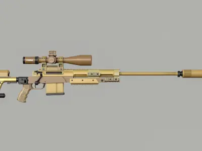 Haenel RS9 - G29 - Replice - LOW POLY Low-poly 3D model