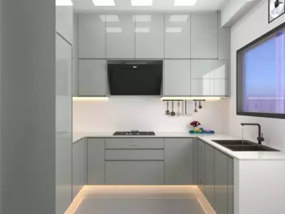 wet kitchen Free 3D model