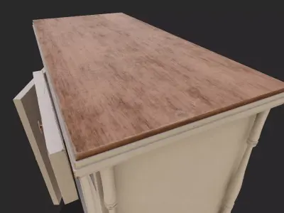 Sideboard Low-poly 3D model