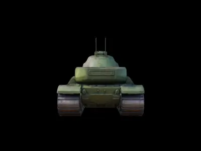 Attack Gaming Military Power Tank 3d Render 3D model