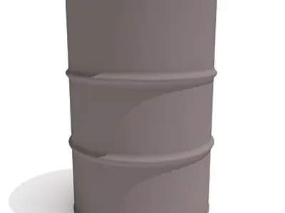 Classic Oil Barrel Free 3D model