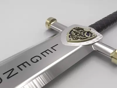 Realtime Sword - The legend of Zelda motive 3D model