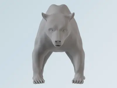 Bear - grizzly 3D model