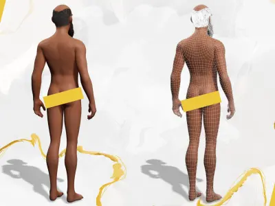 Wildlands Survivalis terrorist 3D model Mercenary Low-poly 3D model