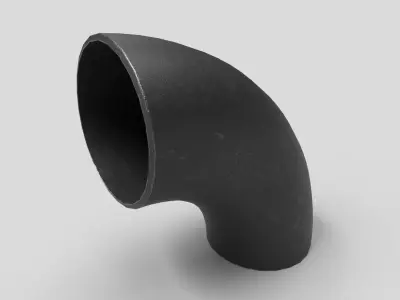 Elbow Pipe Long Radius 10 inches 3D model