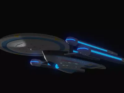 Cochrane Class Tactical Destroyer Free 3D model