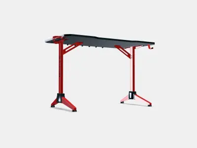 Rapture TEMPLE 200 piros Low-poly 3D model