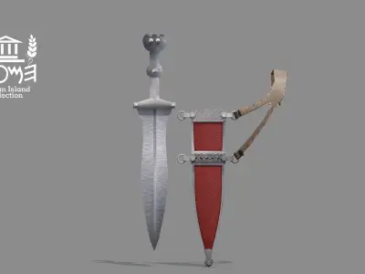 Praetorian Soldiers Knife Free 3D model