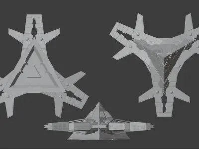 HaTak Pyramid Mothership 3D print model