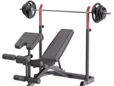 Marcy MD859 Olympic Bench Press 3D model