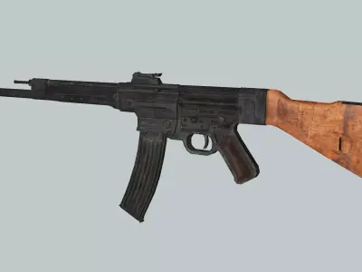 STG 44 Sturmgewehr Stg44 Low-poly 3D Model Low-poly 3D model