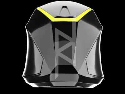 Tron Legacy Black Guard Helmet 3D print model