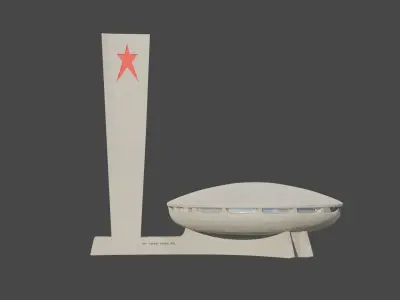 Buzludzha Monument 3D model